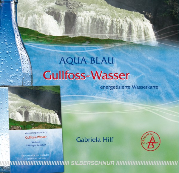 Aqua-Blau Gullfoss-Wasser